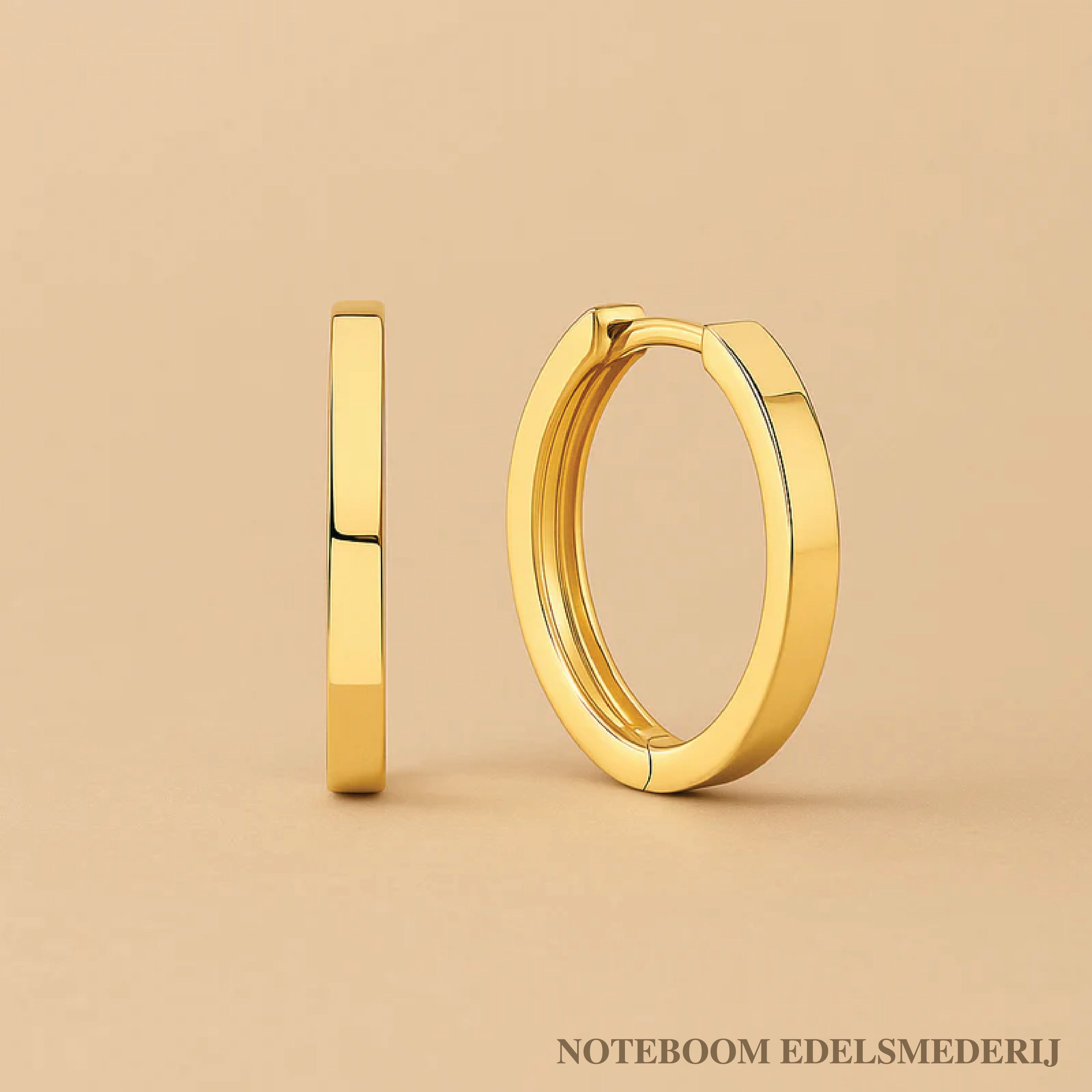 Gia Statement Hoops – 18K Gouden Briljantie