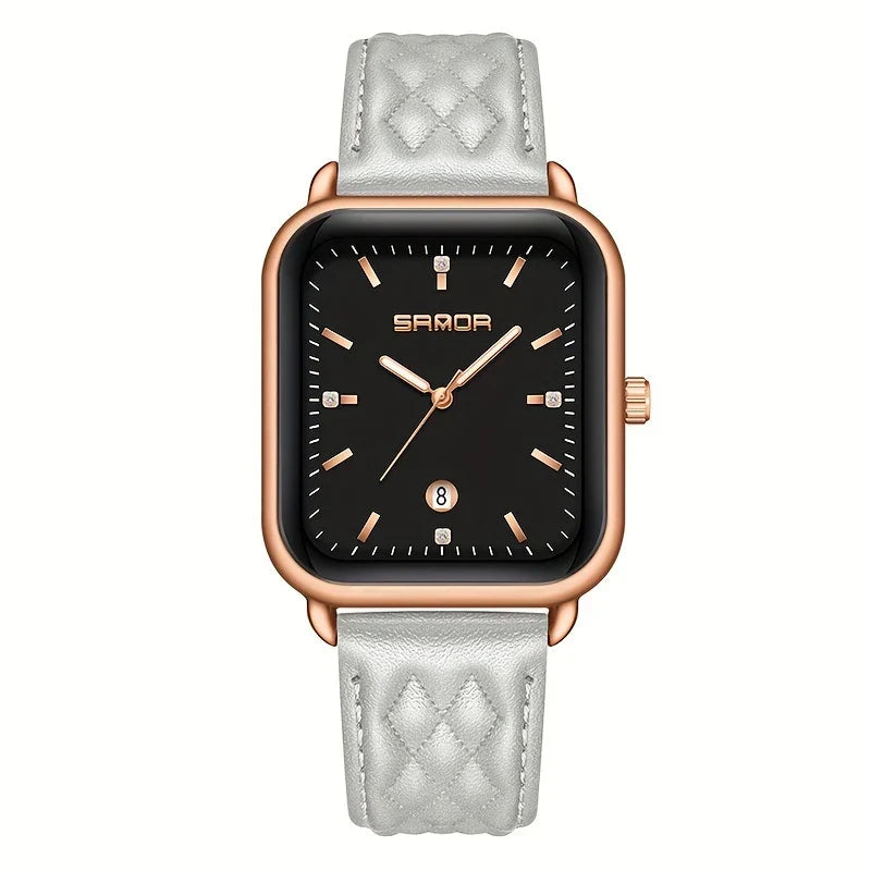Vrouwen Watch Elegant Leisure Eenvoudige Riem Kwarts Horloges Polshorloges