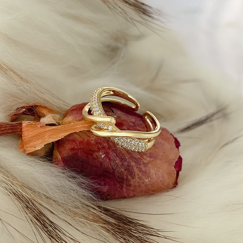 Gepersonaliseerde geometrische verstelbare ring