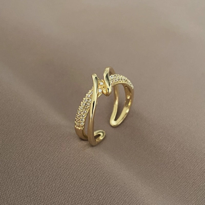 Gepersonaliseerde geometrische verstelbare ring