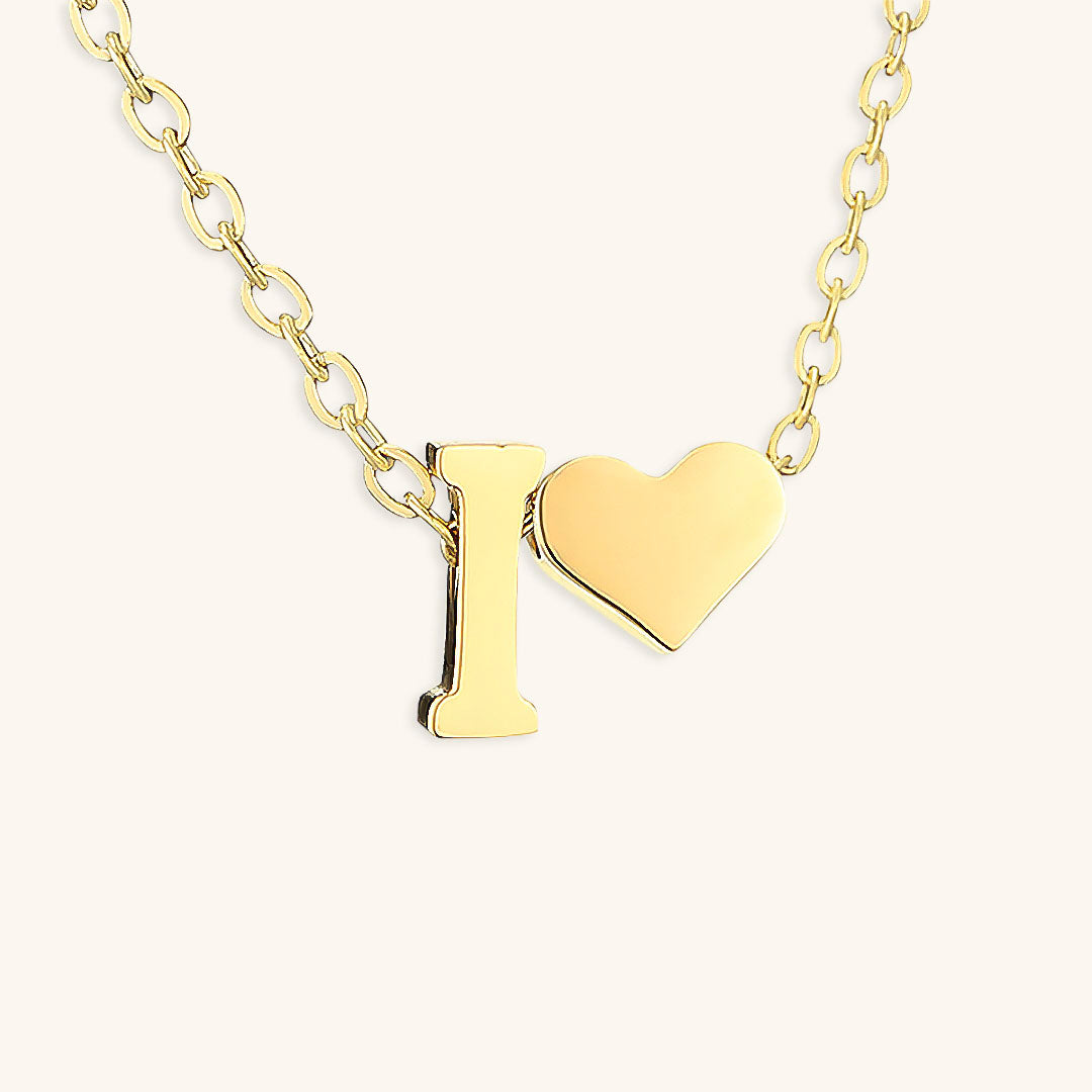 Ria Initiaal Letter Gouden Ketting