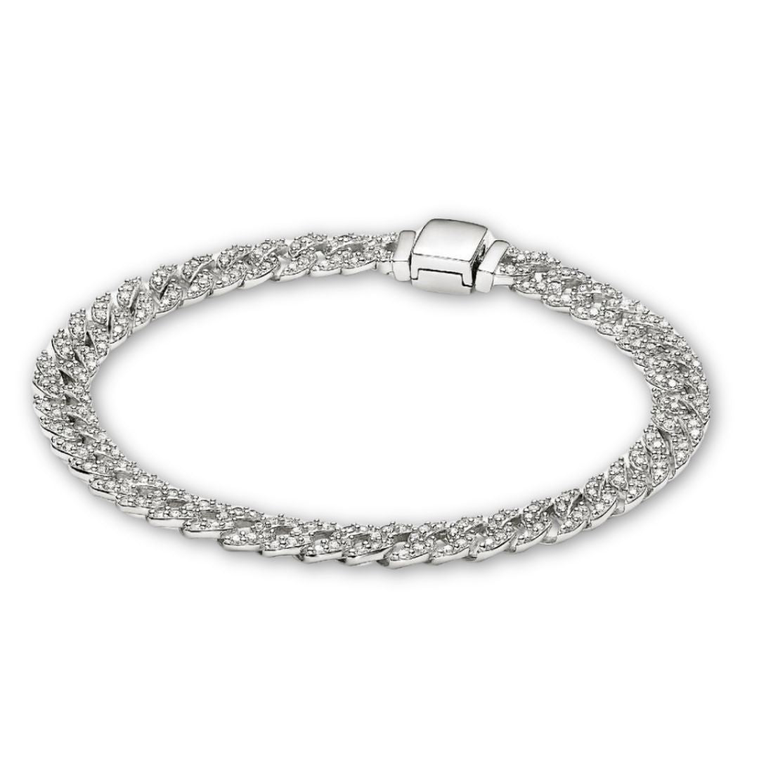 Moissaniet Cubaanse Armband | 18k Goud