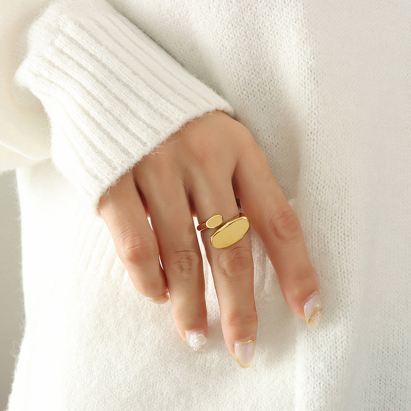Odyssey Minimalistische Gouden Ring