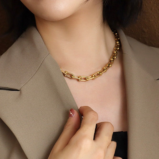 Cascade gouden ketting
