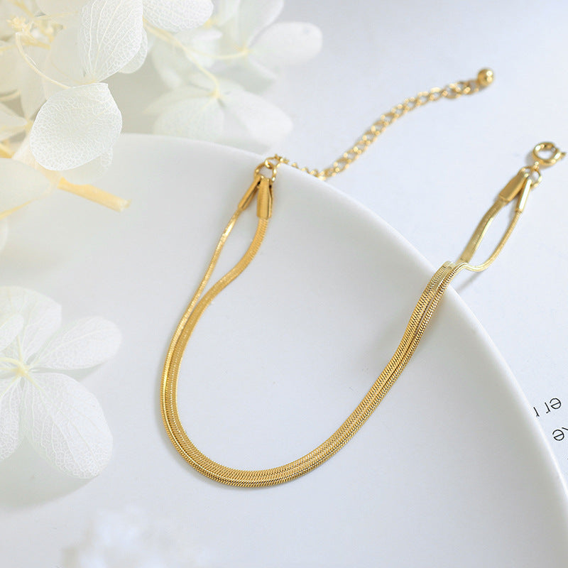 Classia Dubbelgelaagde Gouden Armband