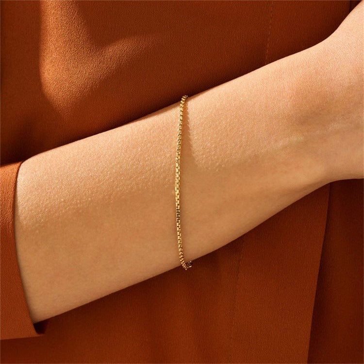 Victoria gouden schakelarmband
