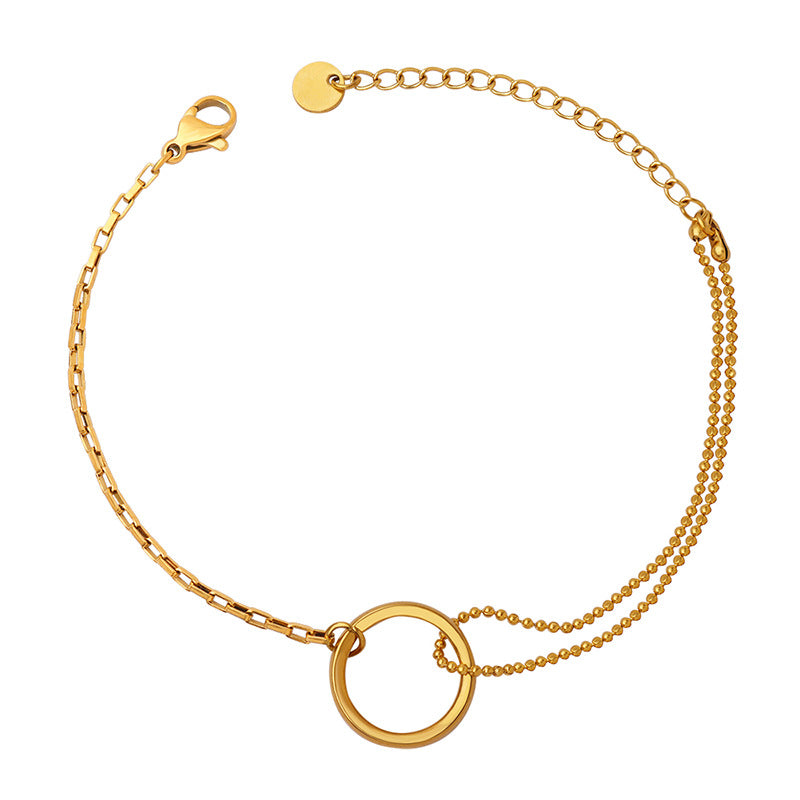 Luria Gouden Hoepelarmband