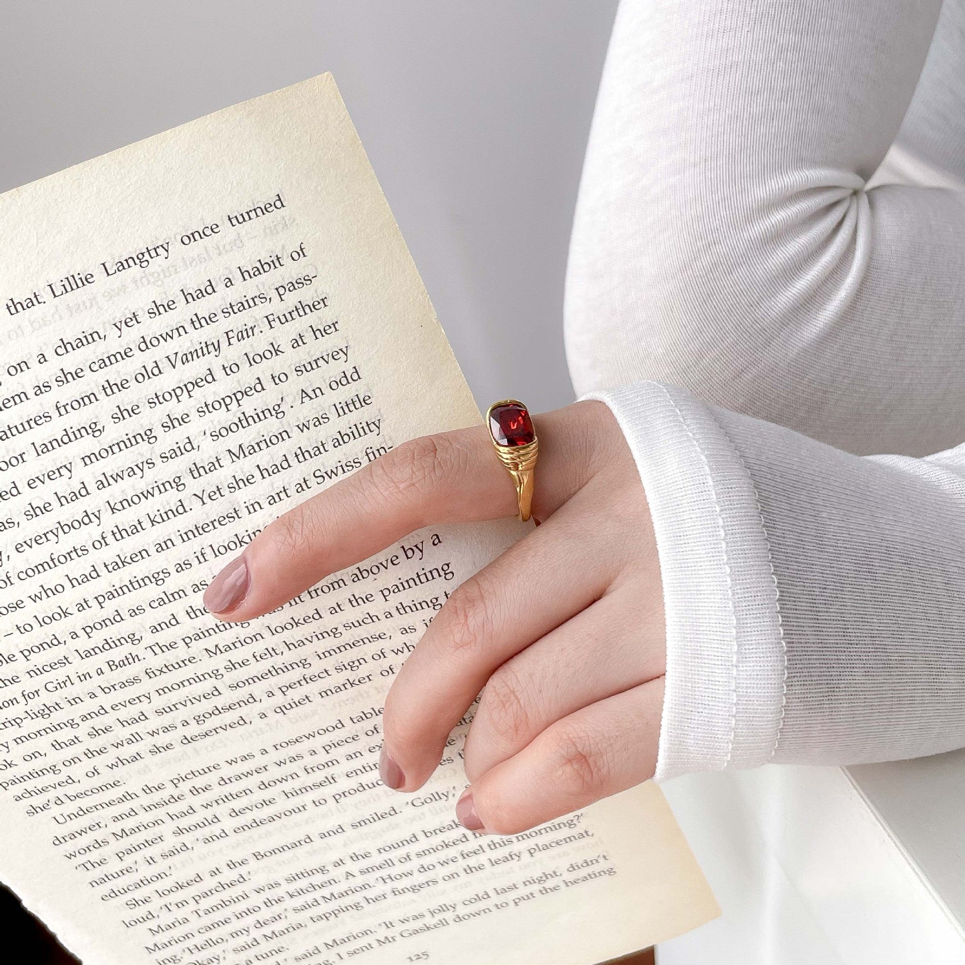 Karmozijnrode erfstukring