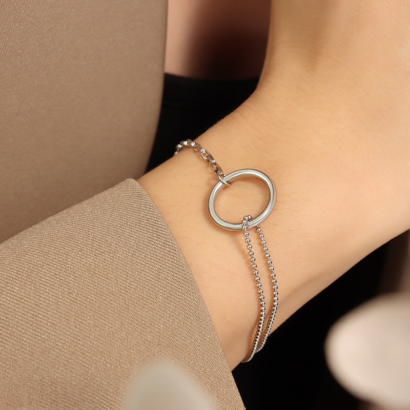 Luria Gouden Hoepelarmband