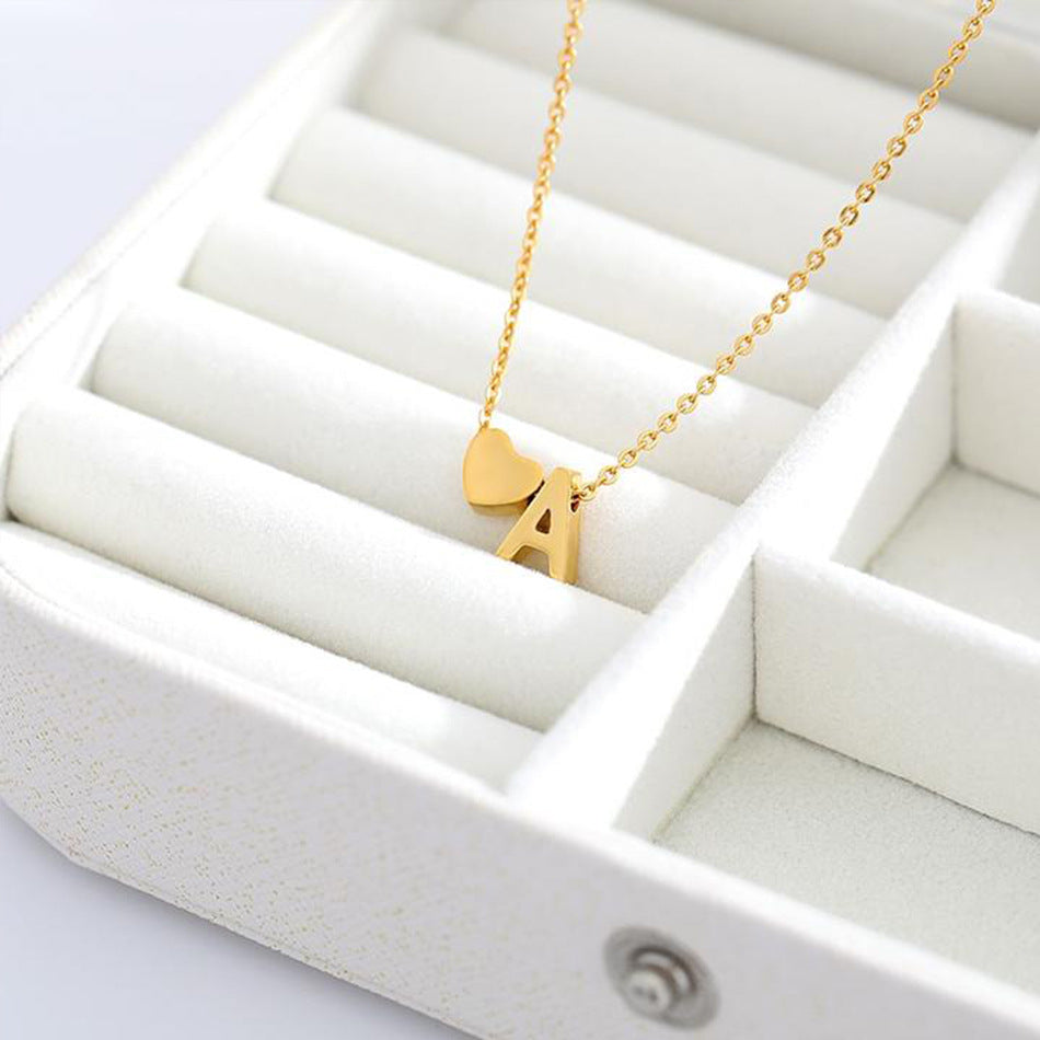 Ria Initiaal Letter Gouden Ketting