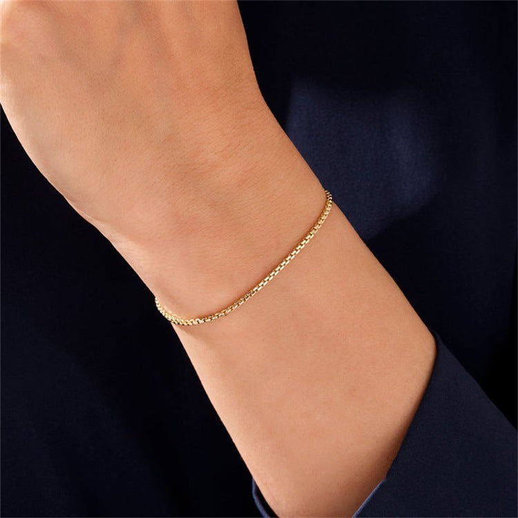 Victoria gouden schakelarmband