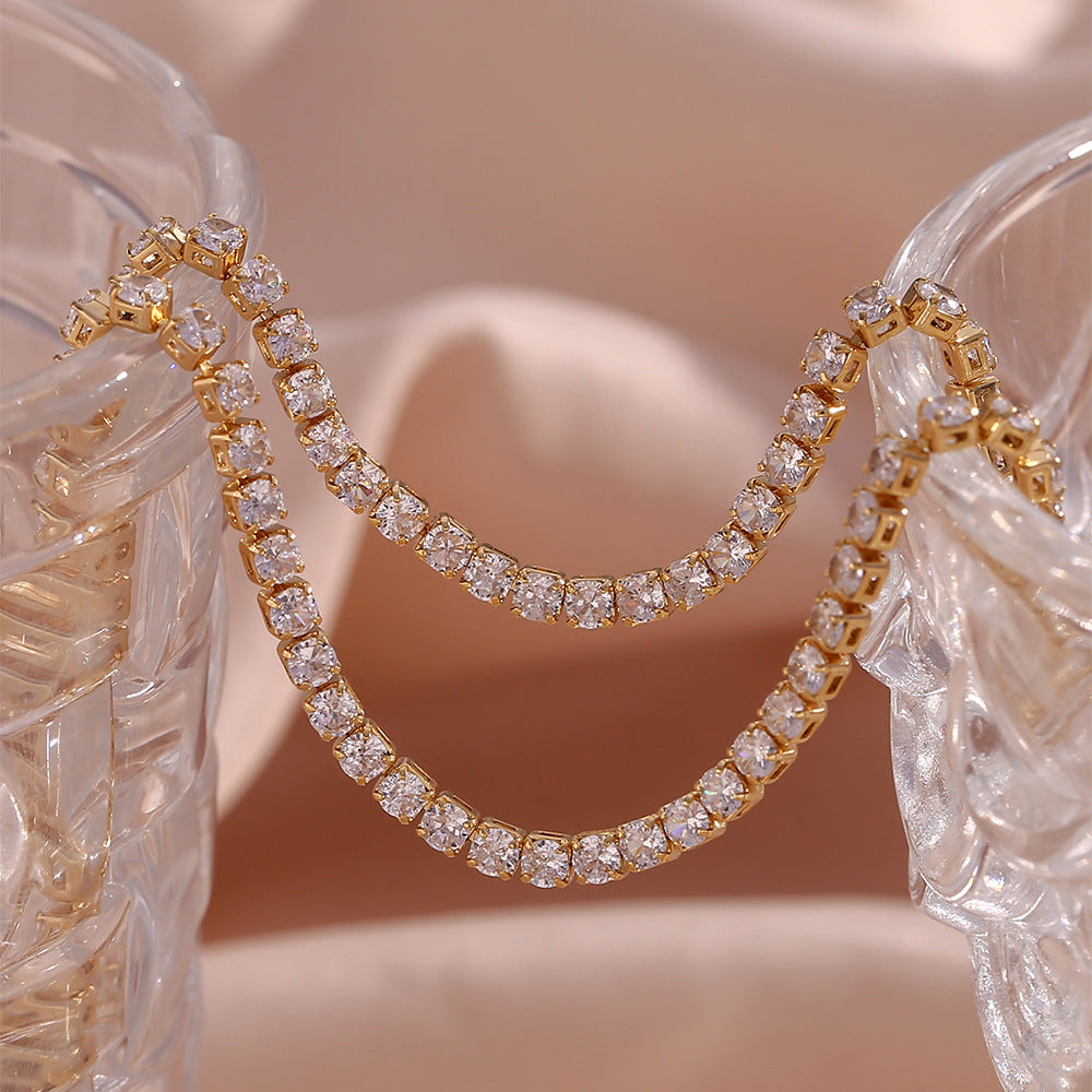 Isolde diamanten tenniscollier