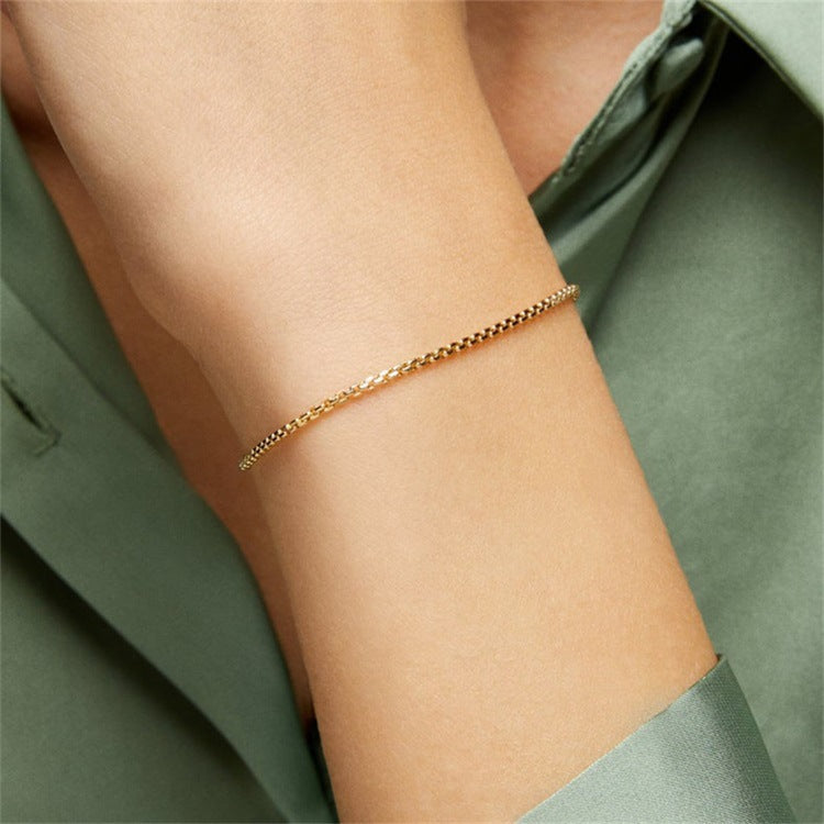 Victoria gouden schakelarmband