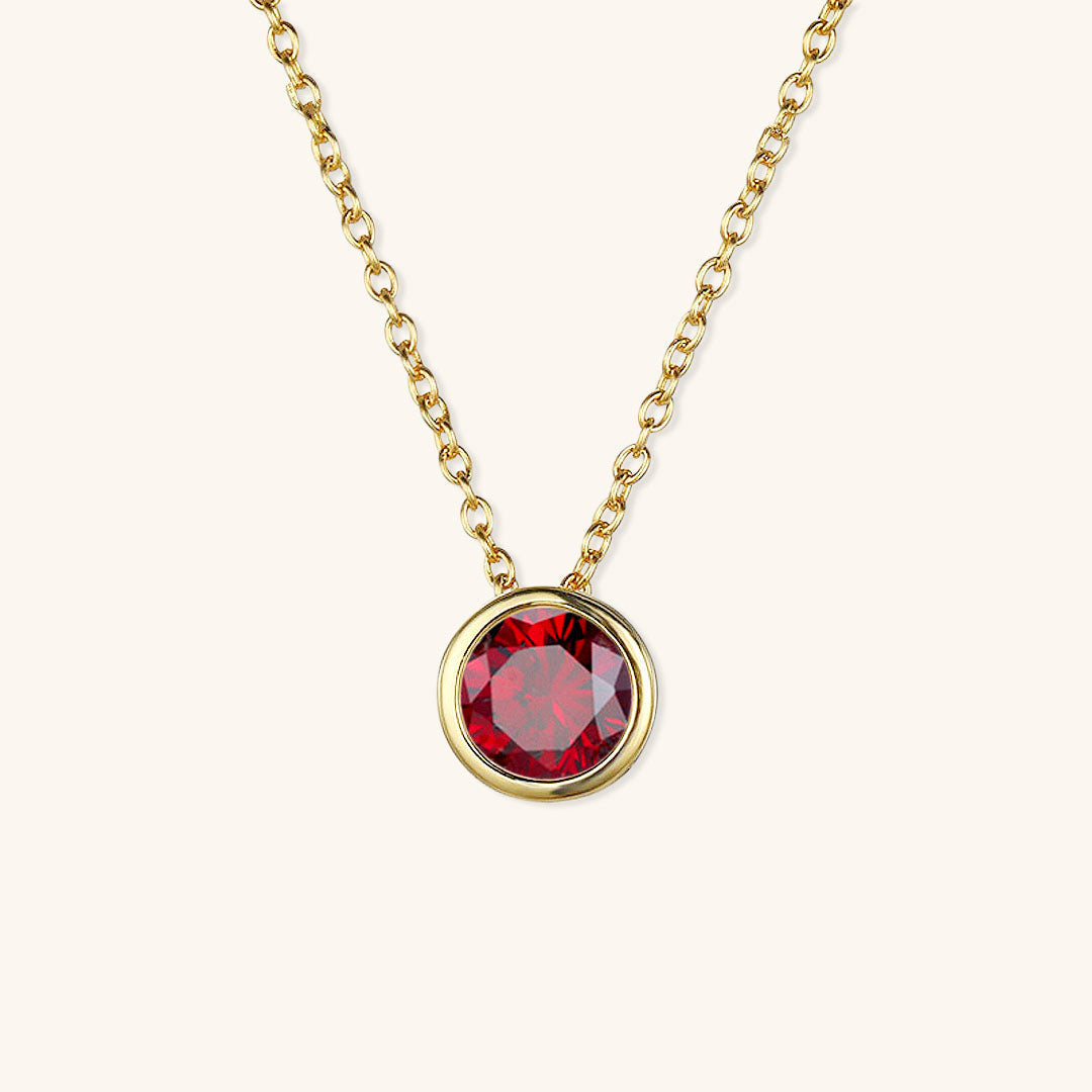 Amelia geboortesteen ketting