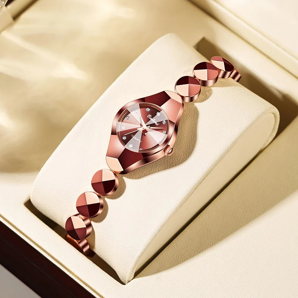 Polshorloge - Ronde kast Quartz uurwerk Roestvrij stalen band