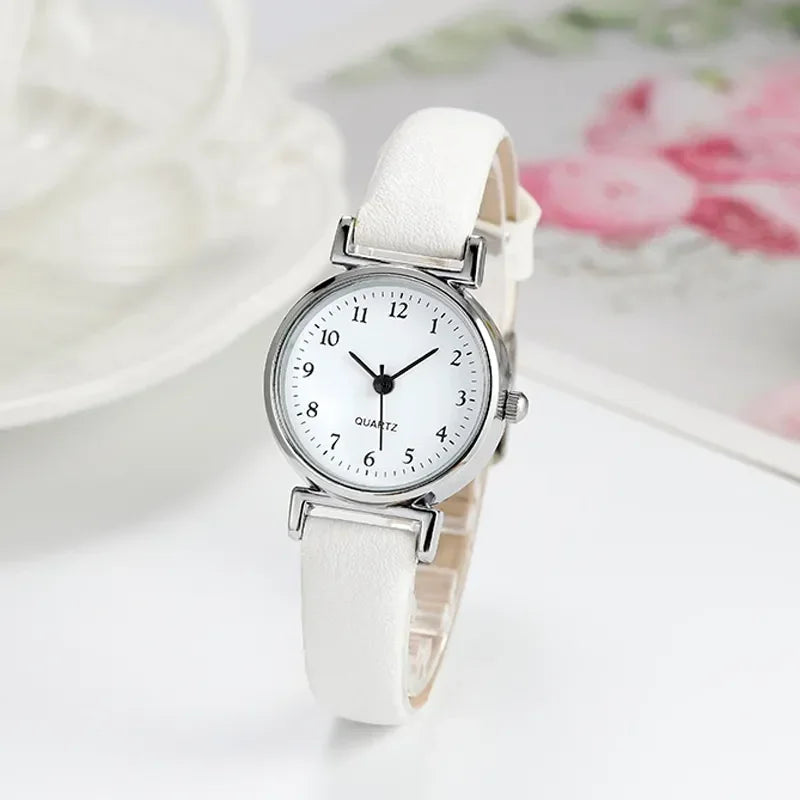 Casual Vrouwen Manier Leren Horloge
