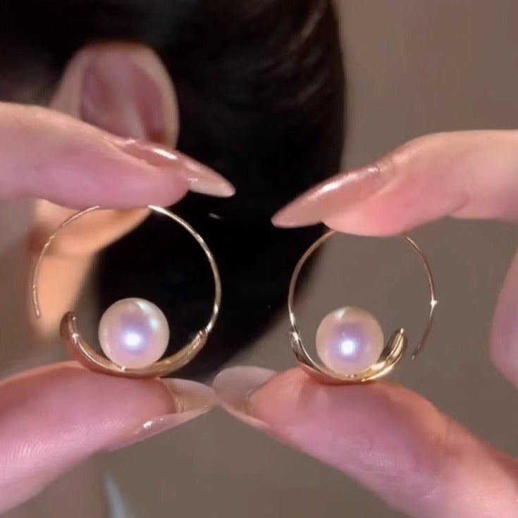 Grote creolen pareloorbellen