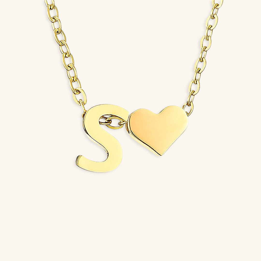 Ria Initiaal Letter Gouden Ketting