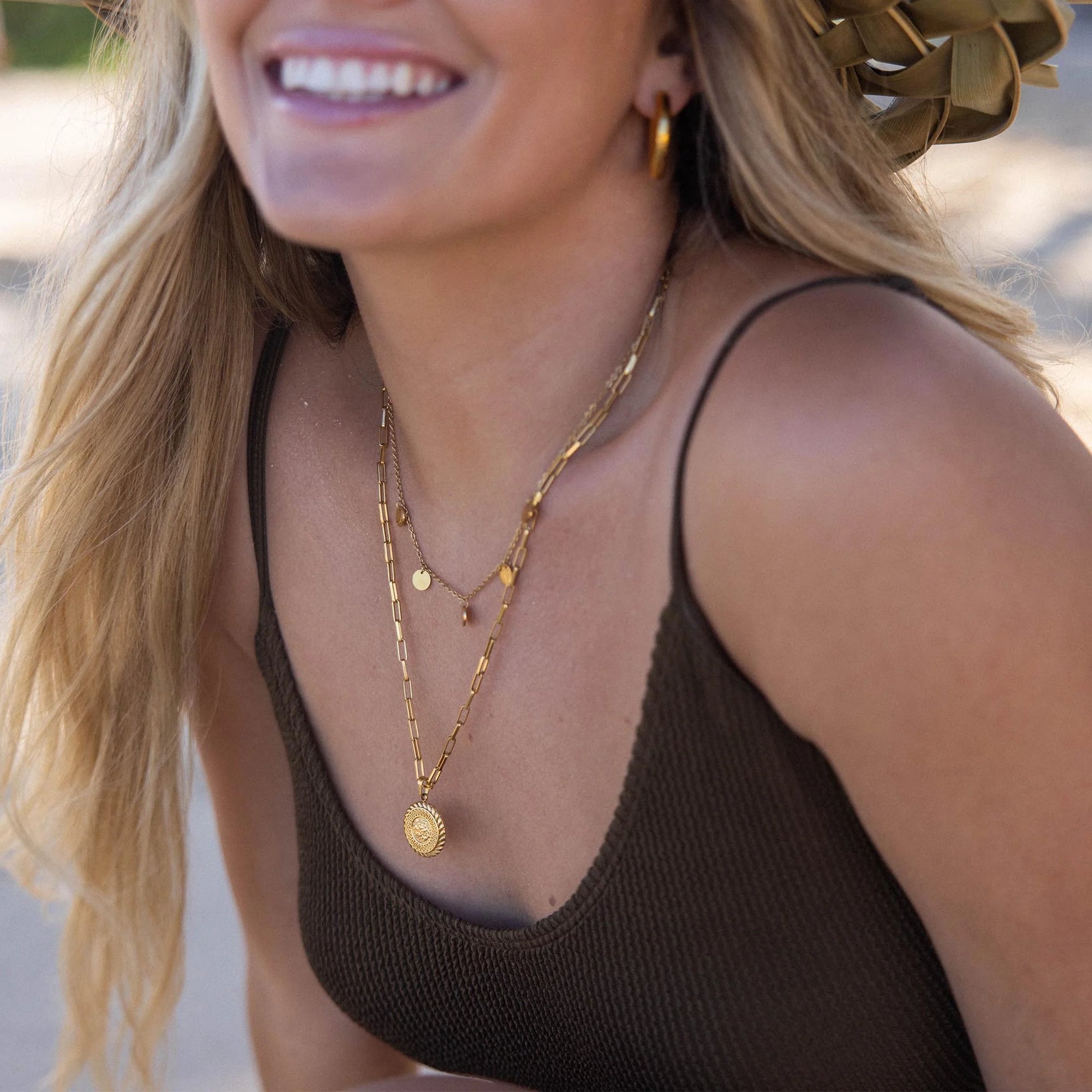 Buddha Medaillon Hanger Ketting | 18k Goud
