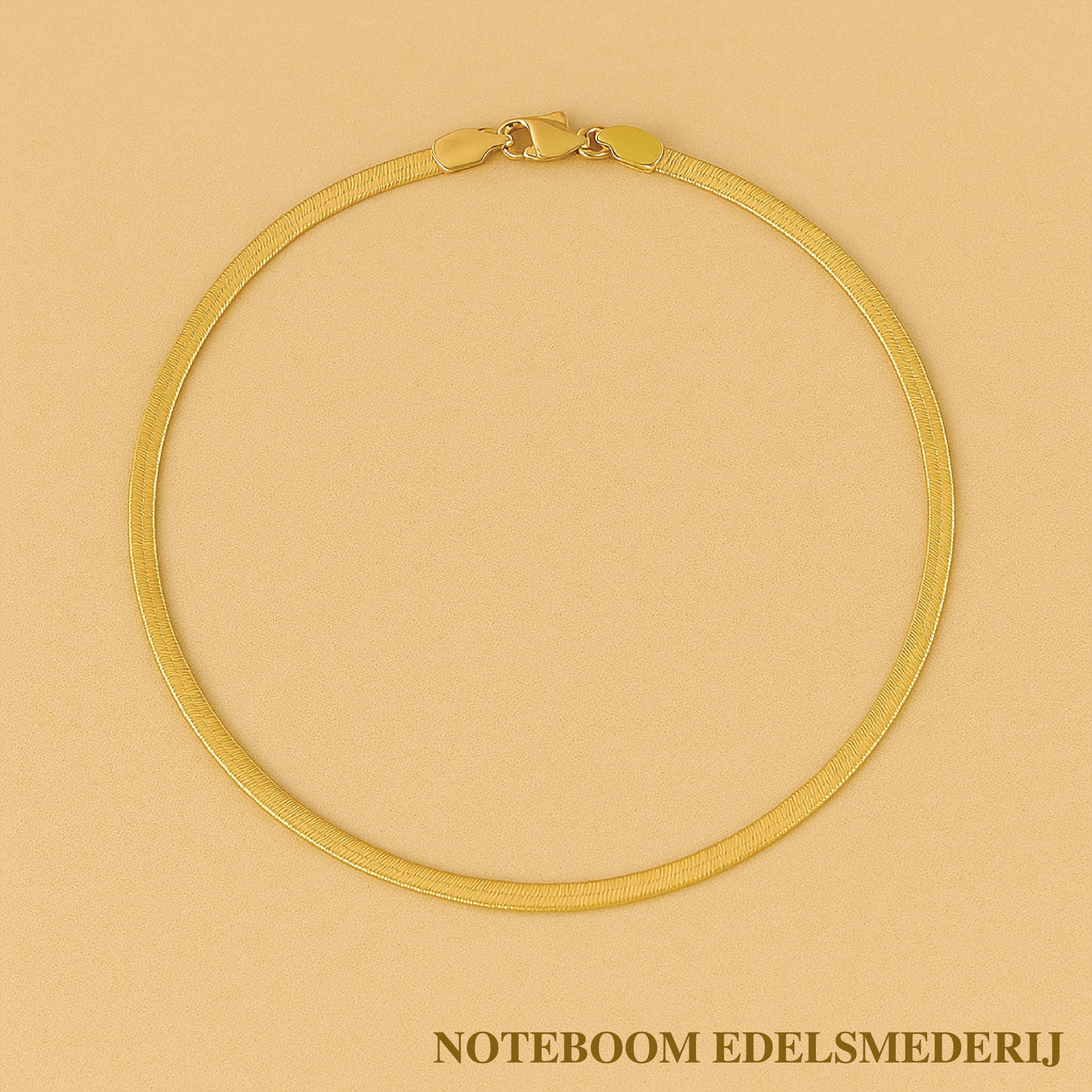 Soleil Serpent | Gesculpteerde 14k Gouden Armband