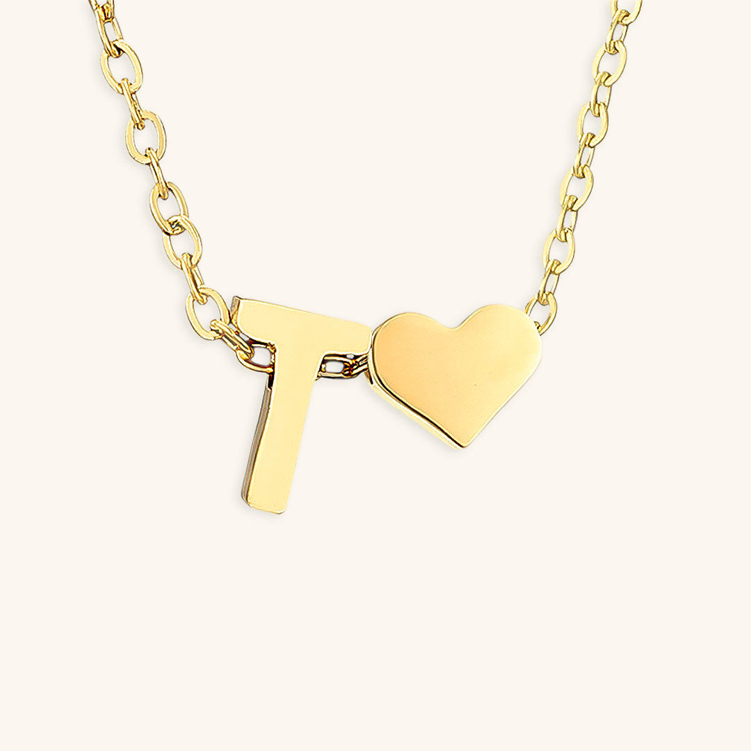 Ria Initiaal Letter Gouden Ketting
