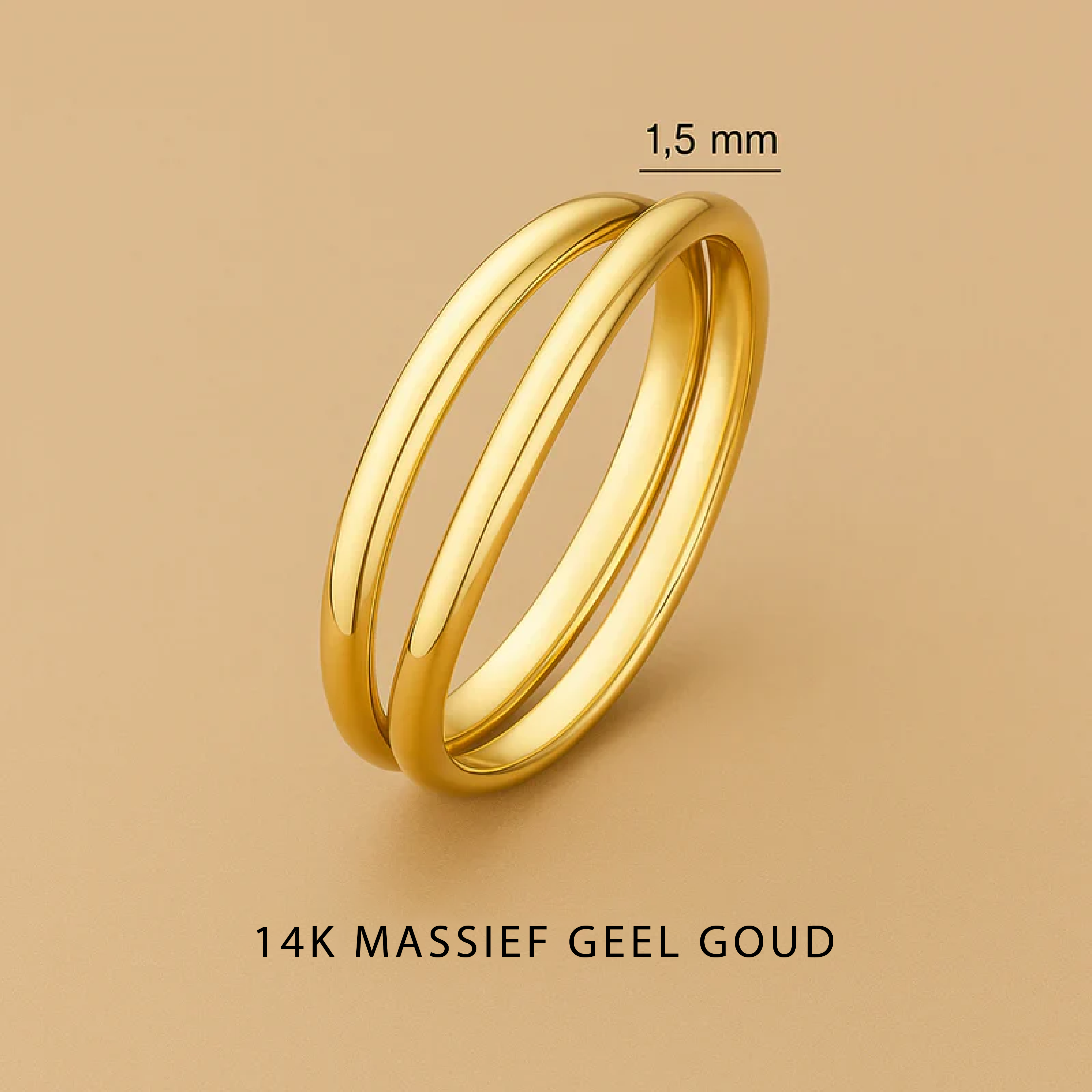 Léna Trielle Ring in 14k Goud