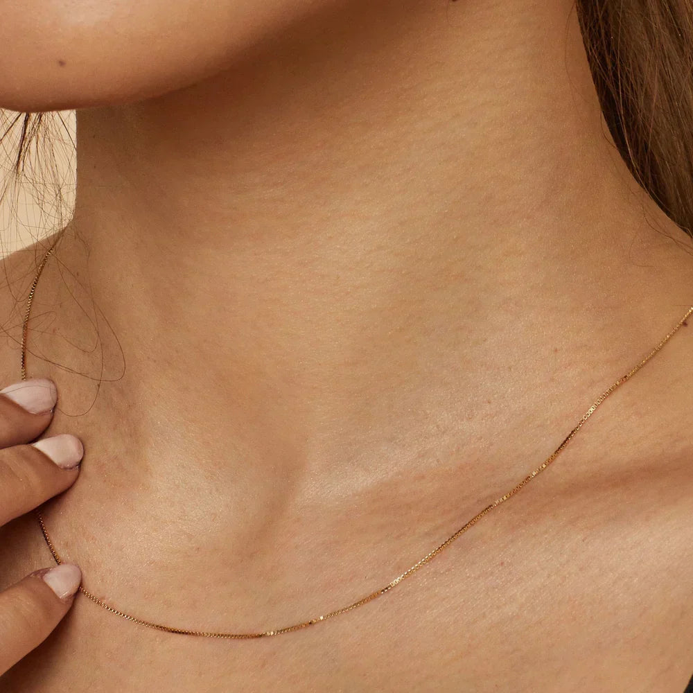 Bodega | Statement 18k Gouden Boxketting