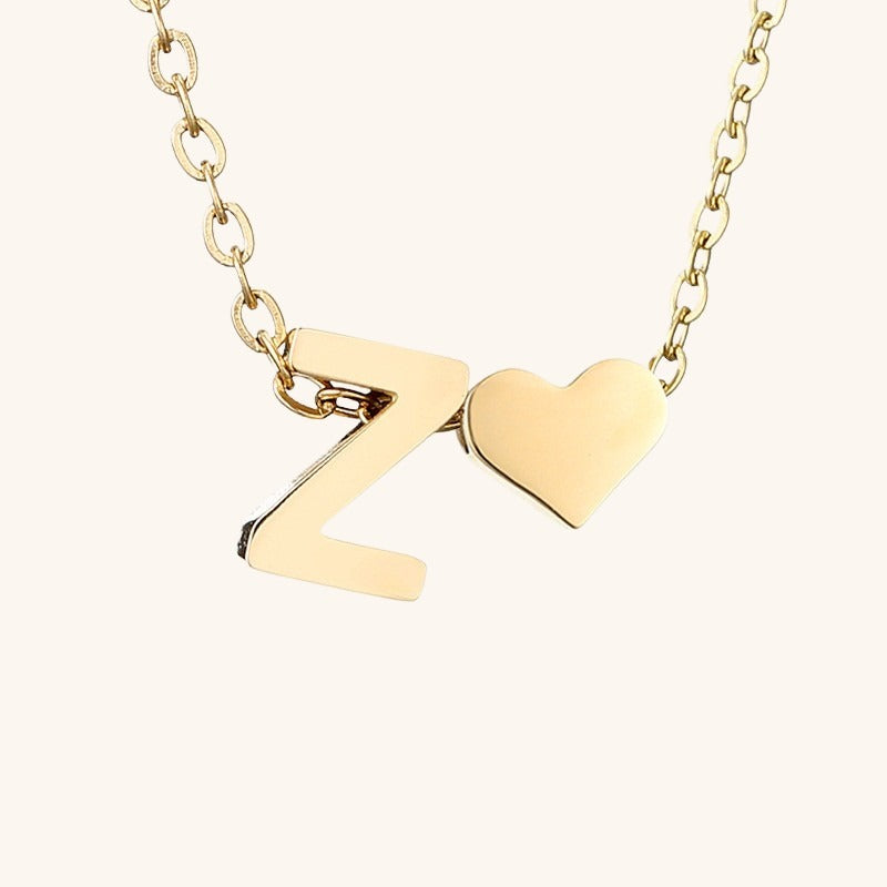 Ria Initiaal Letter Gouden Ketting