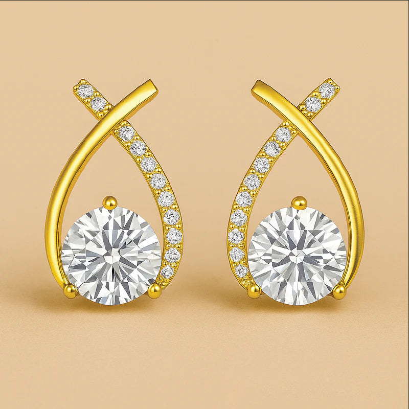 Arielle | Elegante 18k Gouden Oorhangers