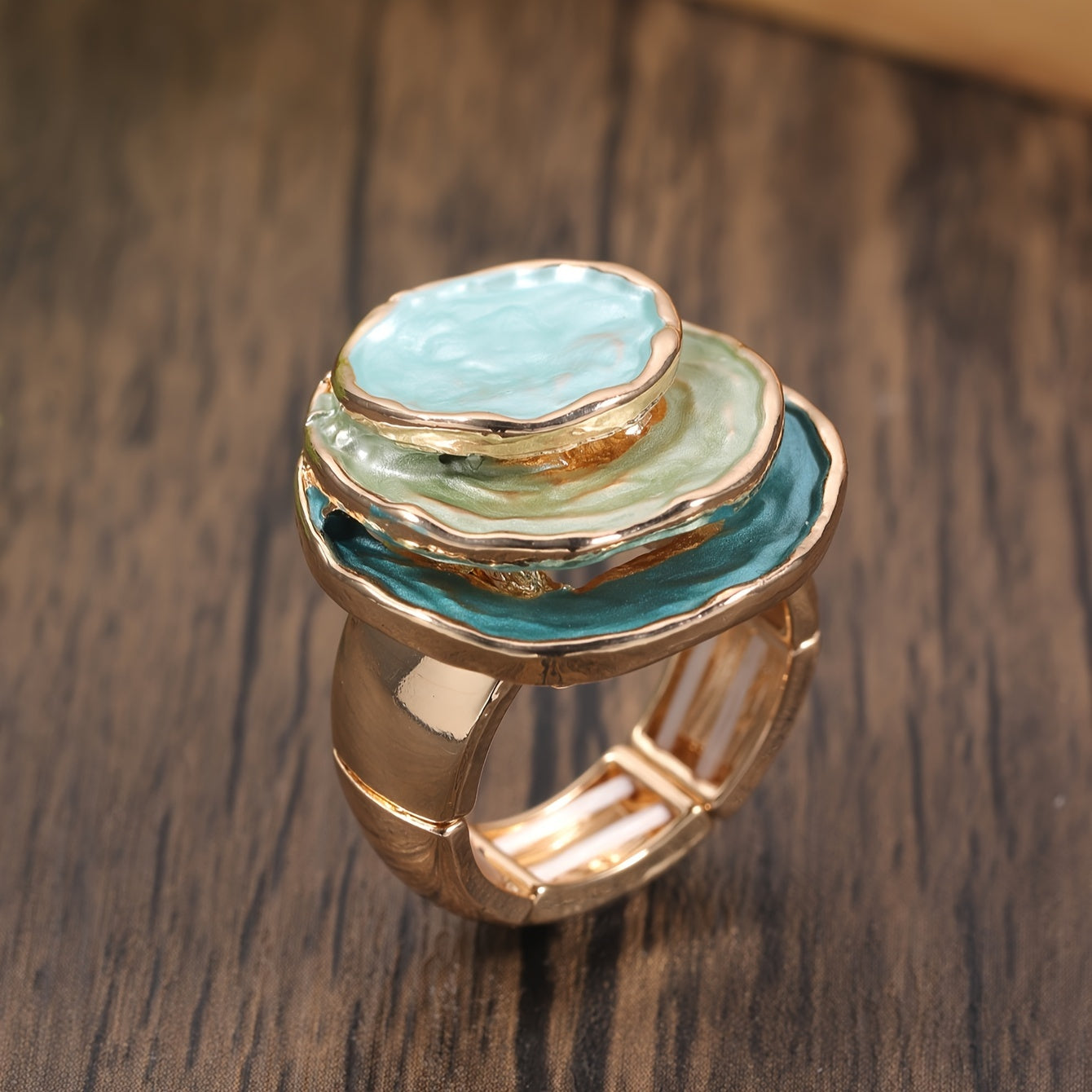 Boho-driedubbele-laag-ring