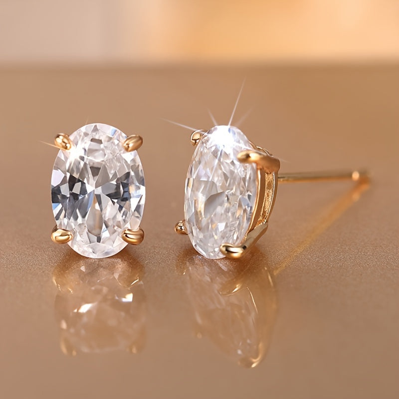 Kleine Ovale Synthetische Zirkonia met Vier Pootjes