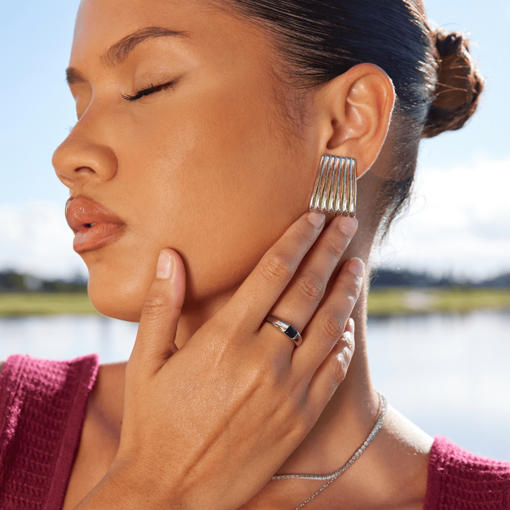 Ember – Zilveren Ring met Smaragd