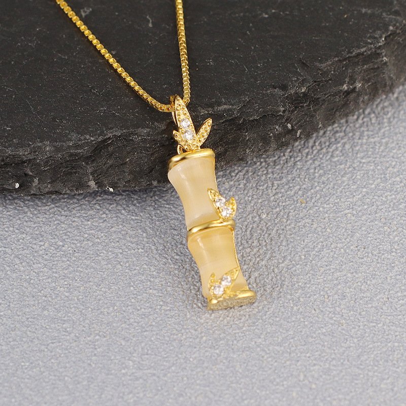 Luxe Bamboe Hangerketting