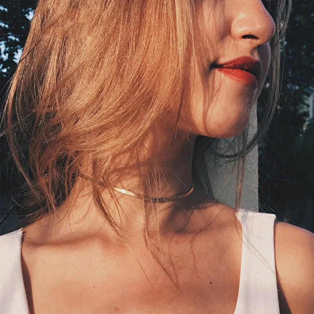 Elizabeth Gouden visgraatketting