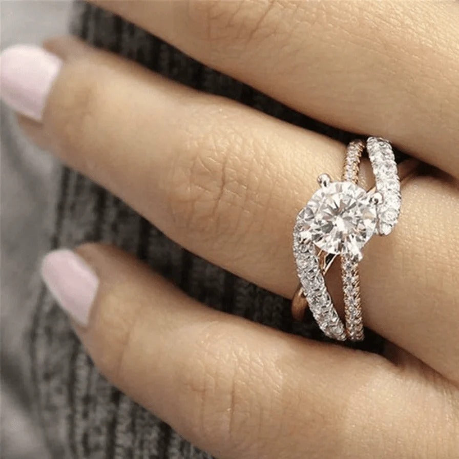De Victorina Geweven Ronde Ring